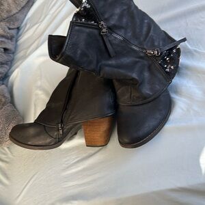 High heel boots size 10